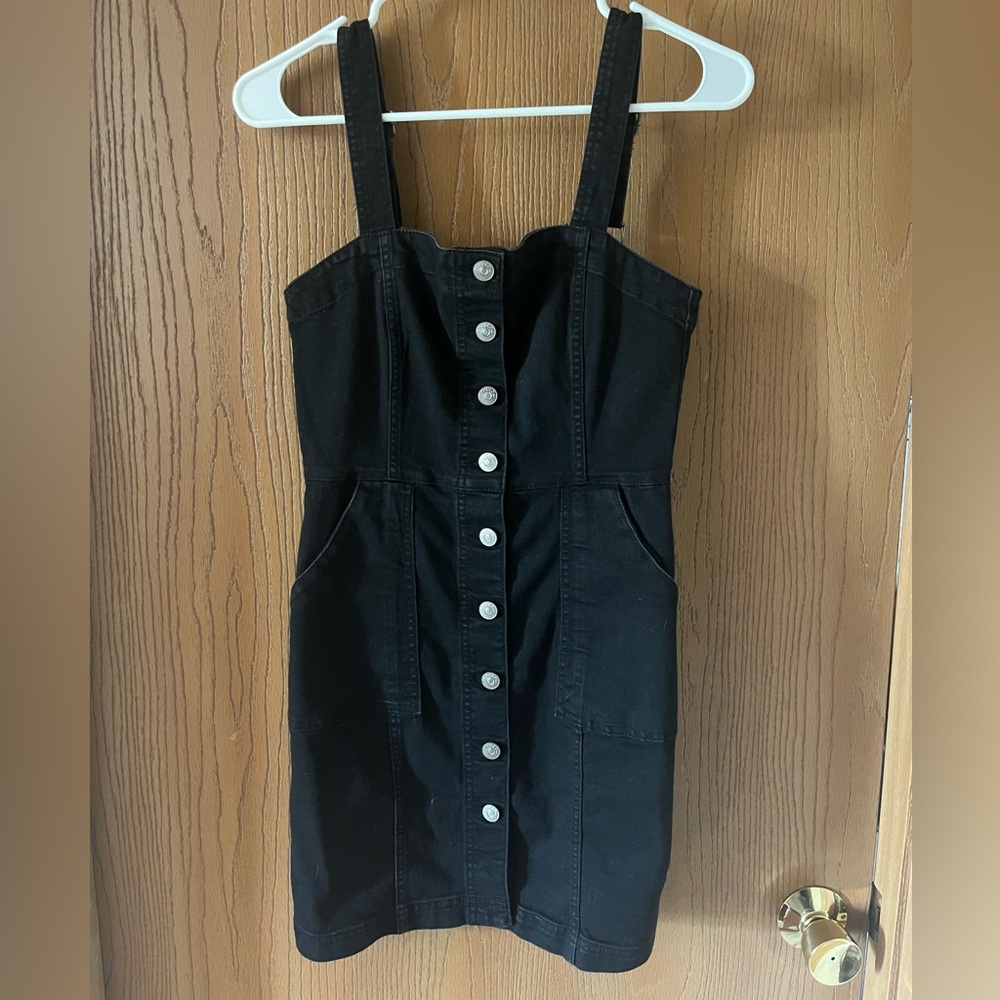Black Denim Dress